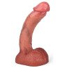RealCockz Gode Curved Balls 16 x 3.5cm Marron